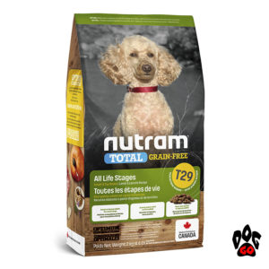 Гипоаллергенный корм для собак мелких пород NUTRAM T29 Total Grain Free, беззлаковый холистик с ягненком, на развес, 1кг