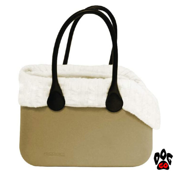 Теплая сумка для собак CROCI Warmer, ПВХ и искусственный плюш, 40х28х20см-1