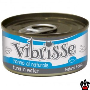 VIBRISSE Влажный корм для котов с тунцом, в собственном соку, 70 г