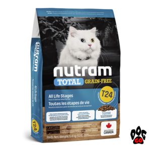Беззерновой корм для кошек NUTRAM T24 с лососем и форелью 320 г