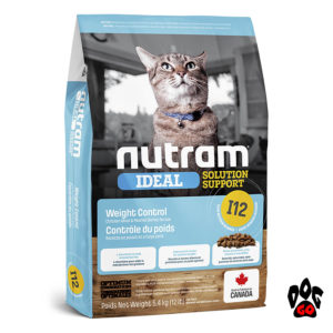Диетический корм для кошек с ожирением Nutram Ideal I12 с курицей и лососем 1.13 кг