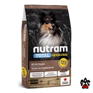Холистик корм для собак NUTRAM T23 беззлаковый, 3 вида птицы, 11.4 кг