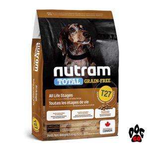 Корм для собак мелких пород NUTRAM T27 Total Grain Free, холистик, беззлаковый, 3 птицы 5.4 кг