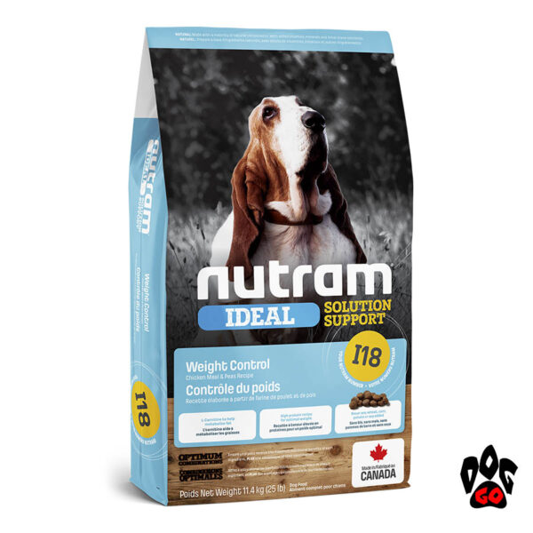 NUTRAM корм для собак от ожирения I18 Ideal Solution Support, холистик с курицей 2 кг
