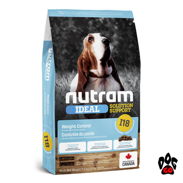 Cухой корм для собак Гипоаллергенный NUTRAM Ideal Solution Support I18, холистик с курицей, 1 кг