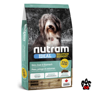 Сухой корм для собак с проблемами пищеварения NUTRAM I20, холистик с ягненком 20 кг