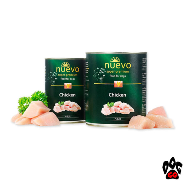 Консервы NUEVO для собак ADULT с курицей, 400 г