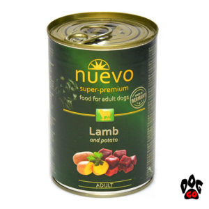 NUEVO консервы для собак ADULT с ягненком и картофелем, 400 г