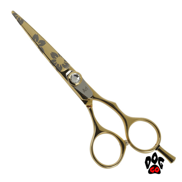 Ножницы для собак прямые Iv San Bernard ART GOLD, 5.5 дюймов (14 см)-1