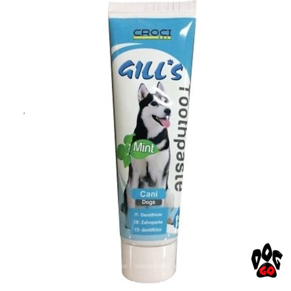 GILL'S Зубная паста для собак CROCI мятная, 100мл-1