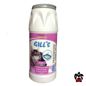 Ликвидатор запаха для кошачьего туалета CROCI, песок-дезодорант GILL'S, 300г-4
