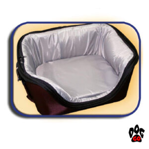 Сумка-лежак для собак и кошек CROCI Fast&Easy, для выставок, 42х33х29см, до 12кг, коричневый+беж-3