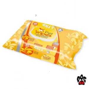 Влажные салфетки для собак и котов CROCI GILL'S гигиенические, 40шт в уп-2
