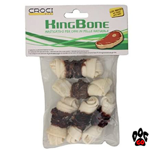 Жевательная кость для собак CROCI KingBone узловая (10, 20, 60, 110, 260г)-1