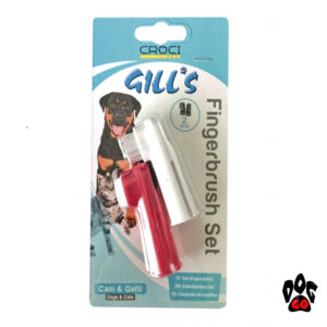 Зубная щетка для собак и кошек GILL'S CROCI, 2шт-1