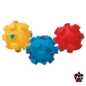Игрушка для собак Мяч с квадратами CROCI, винил, 9см-1