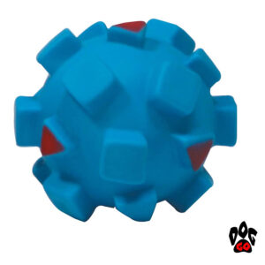 Игрушка для собак Мяч с квадратами CROCI, винил, 9см-4