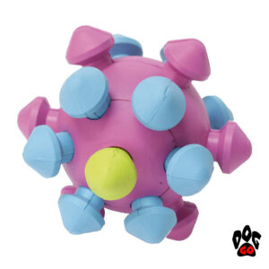 Игрушка для собак для зубов CROCI Мяч-мина литой, резина 11см-1