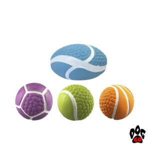 Игрушка-пищалка для собак CROCI Спорт. мячи, латекс, 7.5-10см-1