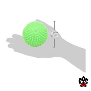 Виниловый мячик-пищалка для собак Ёжик CROCI, Д=8см-2