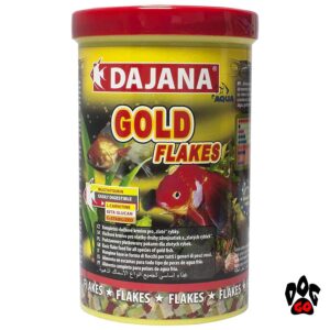 Корм для золотых рыбок и карасей в аквариуме DAJANA Gold Flakes, хлопья-4