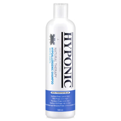 Hyponic Hypoallergenic шампунь для собак з білою шерстю, 500 мл