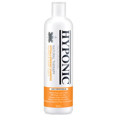 Hyponic Hypoallergenic шампунь для цуценят та короткошерстих собак, 500 мл