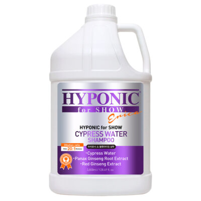 Шампунь Hyponic for Show Dogs з кипарисовою водою, преміум догляд для шерсті, 3,8 л