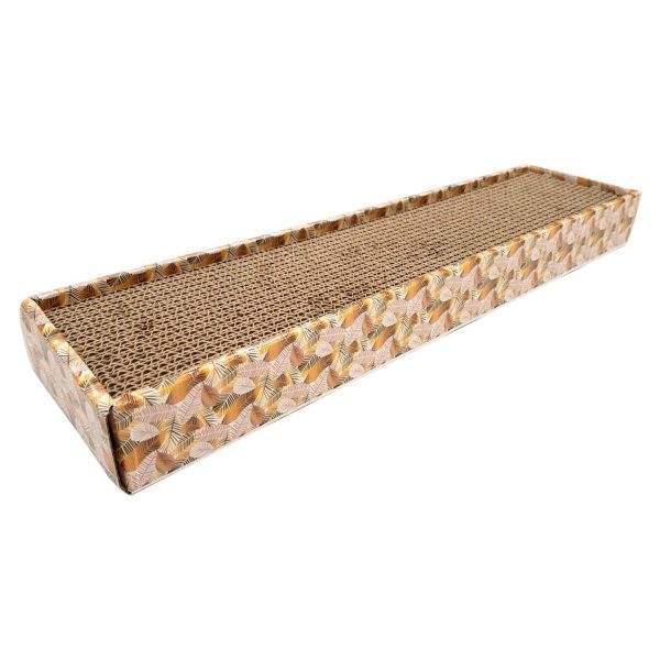 Когтеточка CROCI гофрований картон, TEXTURE (золото), 48х12х5 см (24 шт/ящ)