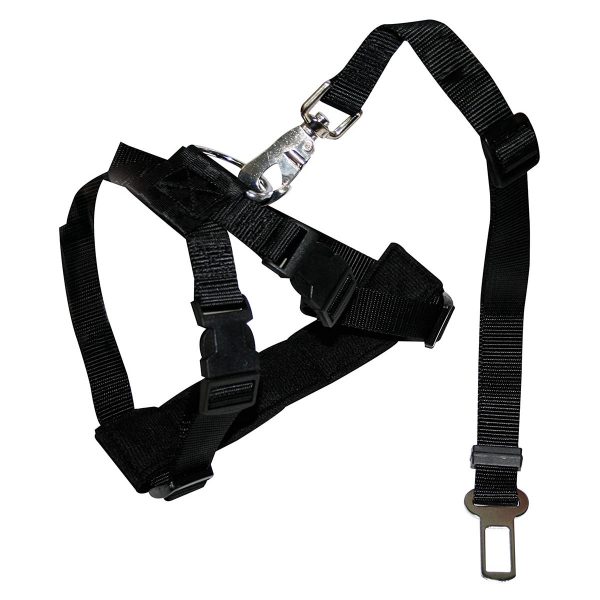 Шлея безпеки Harness Safety Belt, чорна, MD, 50-80см (крім Volvo і Ford)