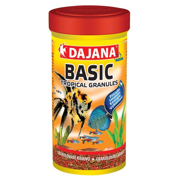 TROPI GRAN BASIC (250мл/130гр) Корм для всіх тропічних риб в гранулах(6шт/уп) ЗНИЖКА -15% при замовленні 2 шт (одного або різних кормів)