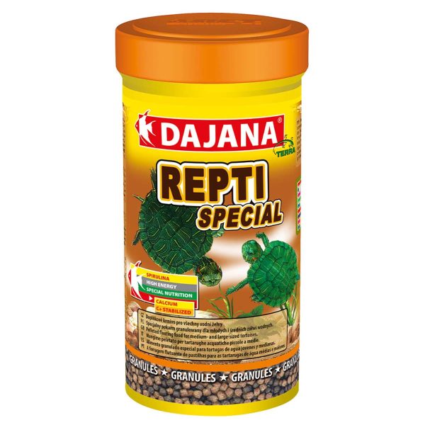 REPTI Special (250мл/110гр) Доп. корм для водяних черепах зі спірулиною. (6шт/уп) ЗНИЖКА -15% при замовленні 2 шт (одного або різних кормів)