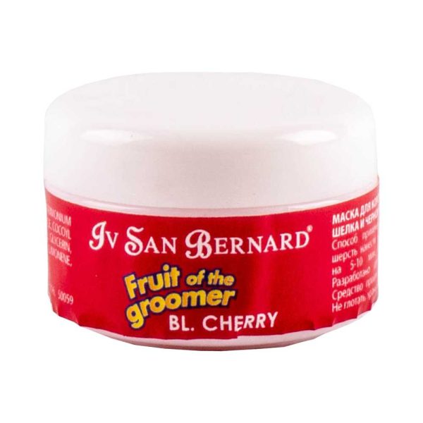 Маска Iv San Bernard Black Cherry для короткої шерсті, с протеінами шовку та чорною вишнею, 20мл