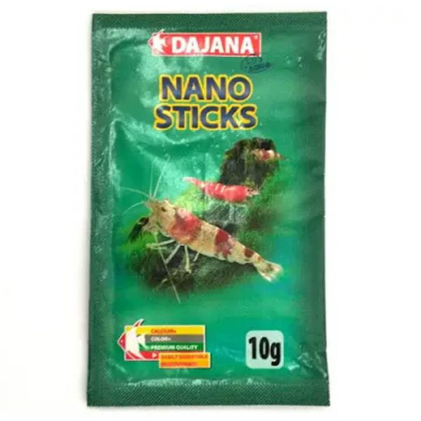 NANO Sticks (10гр.)Комплексний гран-й корм для прісноводних і морських ракоподібних(25шт/уп)