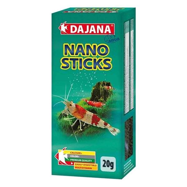 NANO Sticks (35мл/20гр.) Комплексний гран-й корм для прісноводних і морських ракоподібних(10шт/уп)