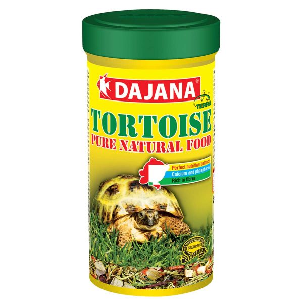 TORTOISE (250мл/60гр) Корм для сухопутних черепах та ін. травоїдних, раслинна суміш. (6шт/уп) ЗНИЖКА -15% при замовленні 2 шт (одного або різних кормів)