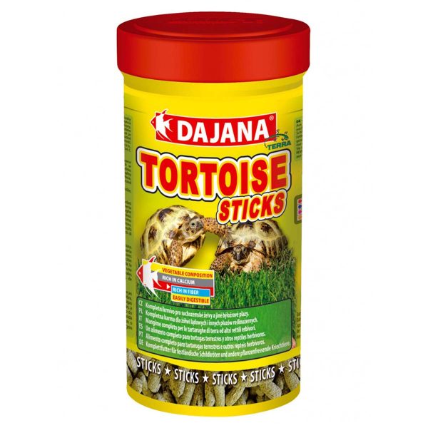 TORTOISE STICKS (250мл/55гр) Корм для сухопутних черепах та травоїдних рептилій. (6шт/уп)