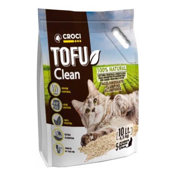 Наповнювач д/кот TOFU Clean, 10 L (4шт/ящ)