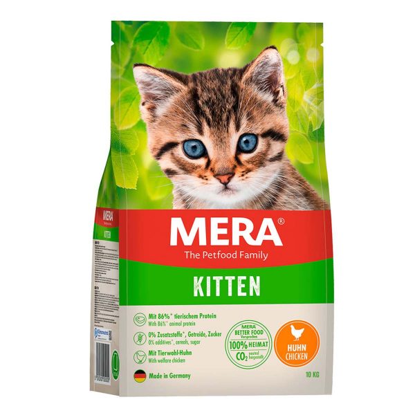 MERA Cats Kitten Сhicken (Huhn) корм для кошенят з куркою,10кг
