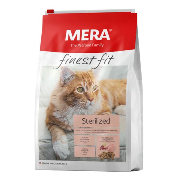 MERA finest fit Sterilized корм для котів, 1.5 кг