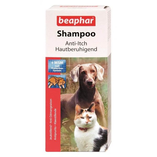 Beaphar Anti-Itch Shampoo Шампунь від подразнення та сверблячки шкіри у котів та собак, 200 мл