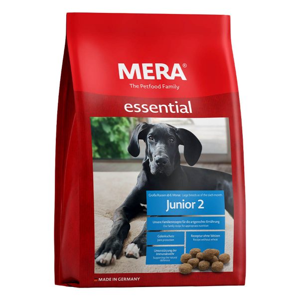MERA essential Junior 2 корм для цуценят великих порід собак з 6 міс віку,12,5 кг
