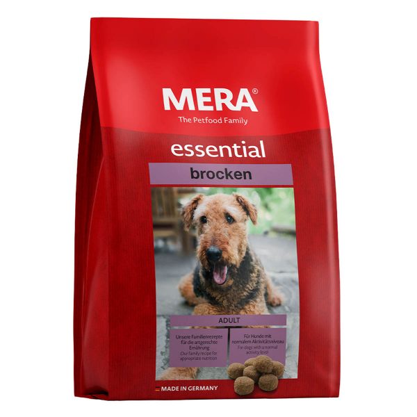 MERA essential Brocken корм для собак з норм. рівнем активності (велика крокета),12,5 кг
