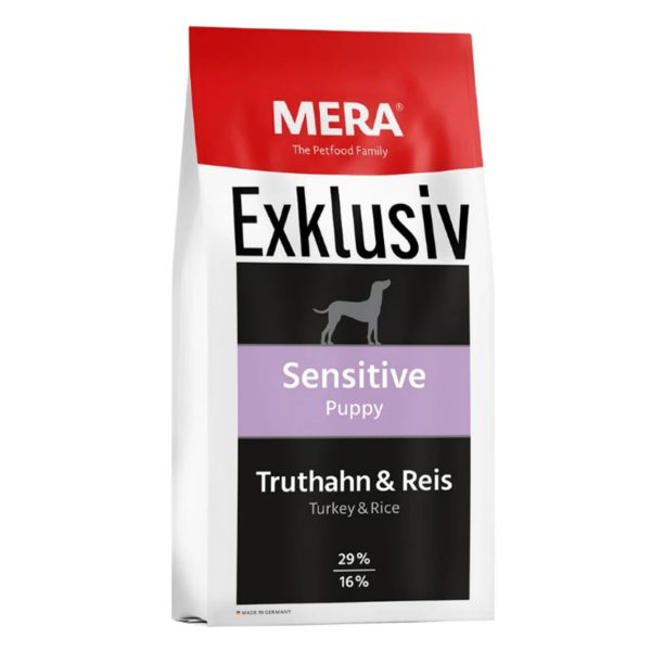 MERA EX sensitive Puppy корм для чутливих цуценят усіх порід 15 кг