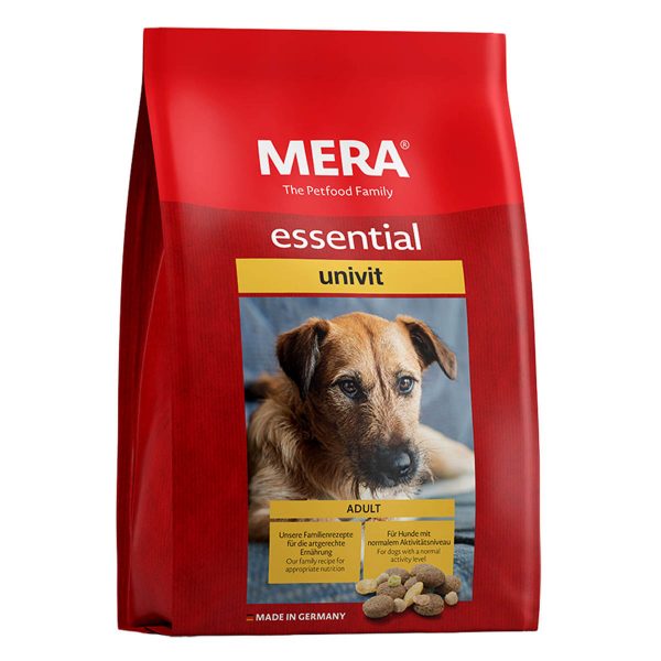 MERA essential Univit корм для собакз норм рівнем активності (змішана крокета),12.5 кг