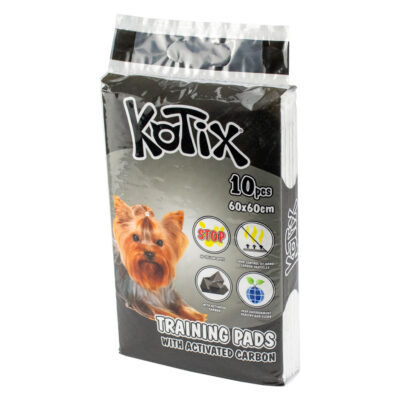 Пелюшки для собак Kotix Premium з вугіллям 60х60 см, 10 шт