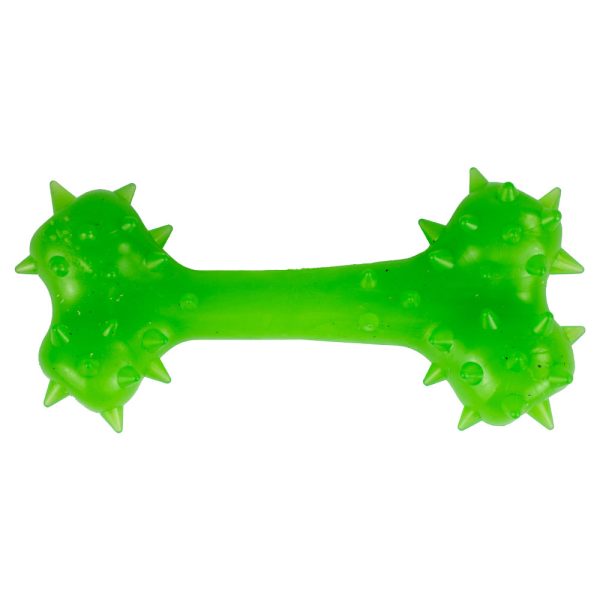 Іграшка "AGILITY"для собак кістка 8см, зелена, 240шт/ящ