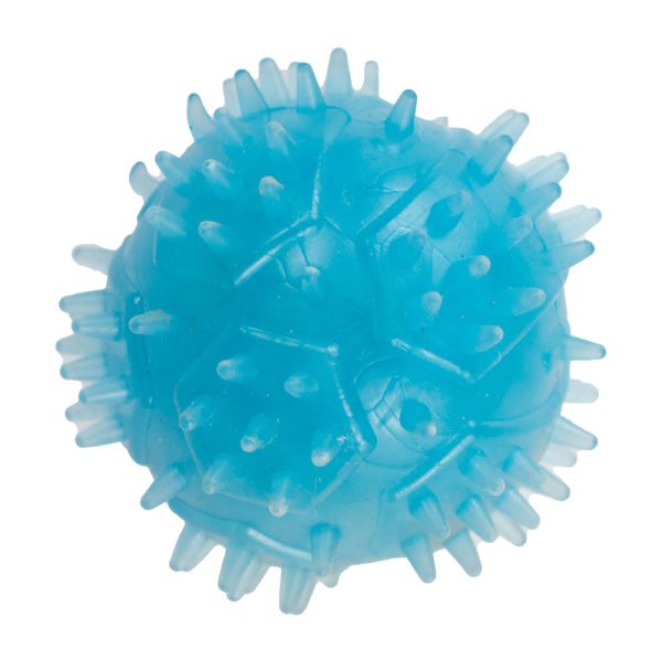 Іграшка "AGILITY"для собак м'яч з шипами 4см, блакитний, 150шт/ящ