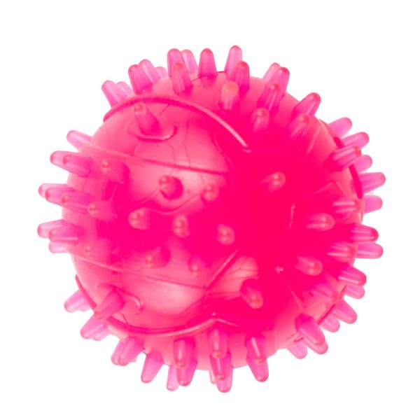 Іграшка "AGILITY"для собак м'яч з шипами 4см, рожеве, 150шт/ящ