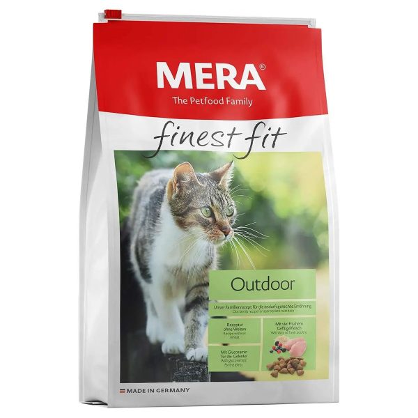 MERA finest fit Outdoor корм для котів із доступом на природу, із свіж. м'ясом птиці та лісовими ягодами, 4 кг